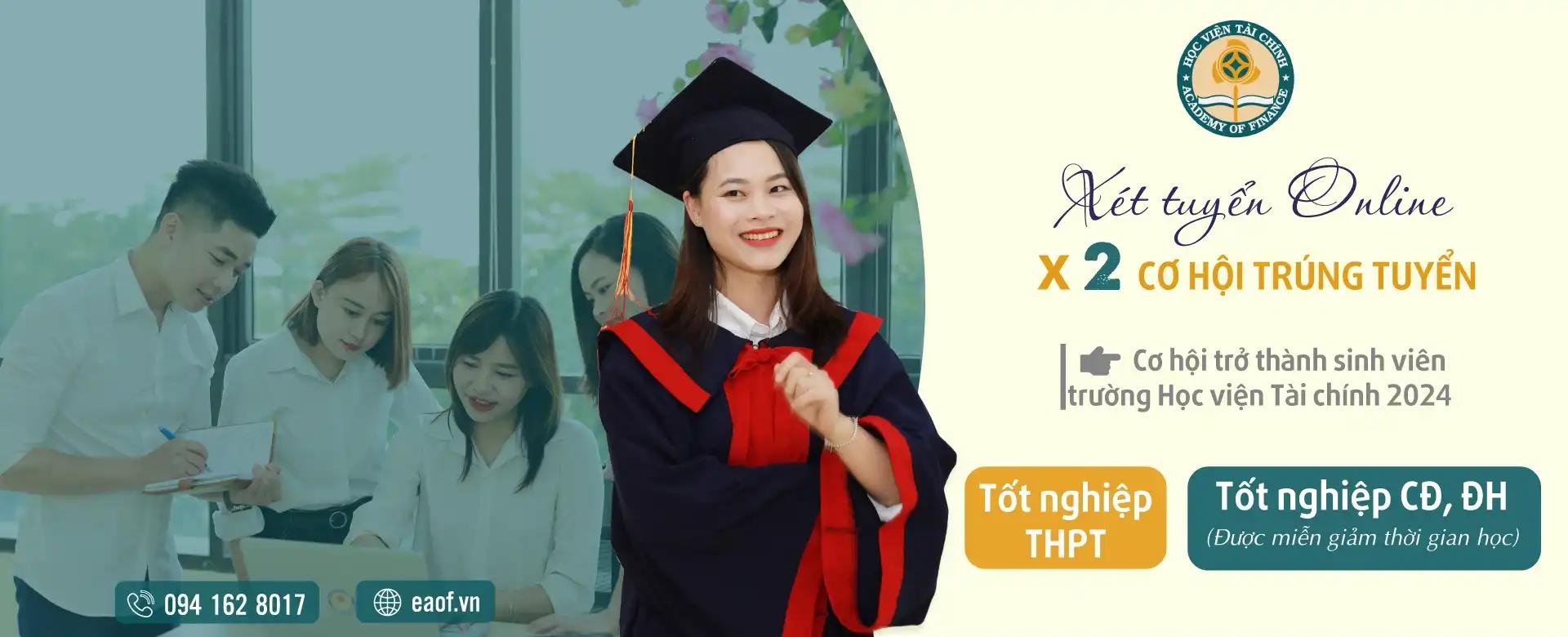 ĐẠI HỌC TỪ XA HỌC VIỆN TÀI CHÍNH TUYỂN SINH 2024